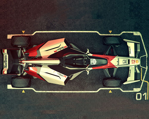 concept mclaren recalls 1988 livery for the future of formula one