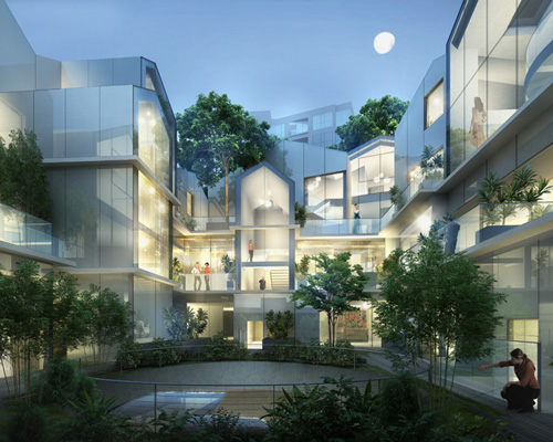 plans revealed for MAD architects' hillside village in los angeles