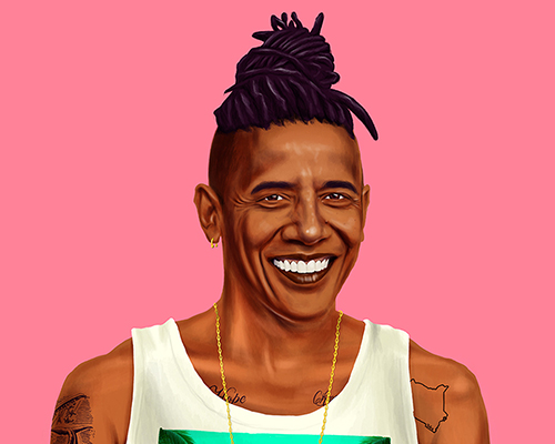 amit shimoni turns obama, dalai lama and more into hipsters