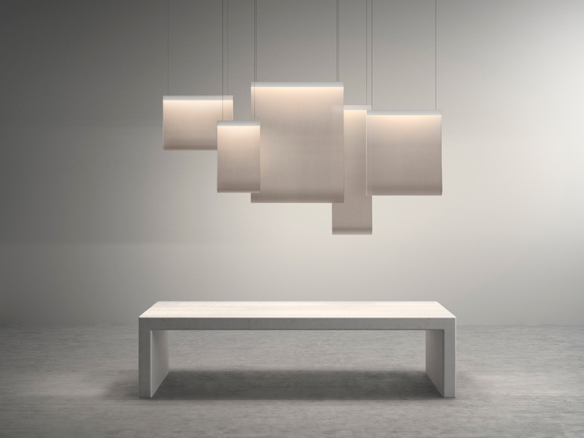 arik levy curtain cascade light vibia designboom 