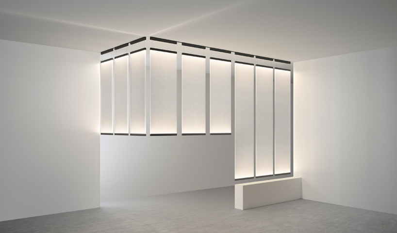 arik levy curtain cascade light vibia designboom 