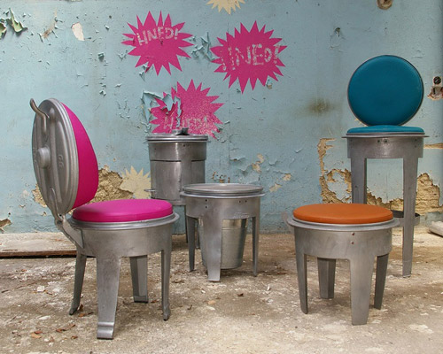 design fabrika revitalizes metal garbage containers in bins collection