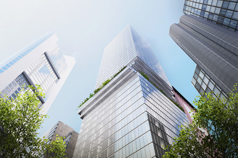 bjarke ingels group BIG metz mixed use tower frankfurt germany designboom