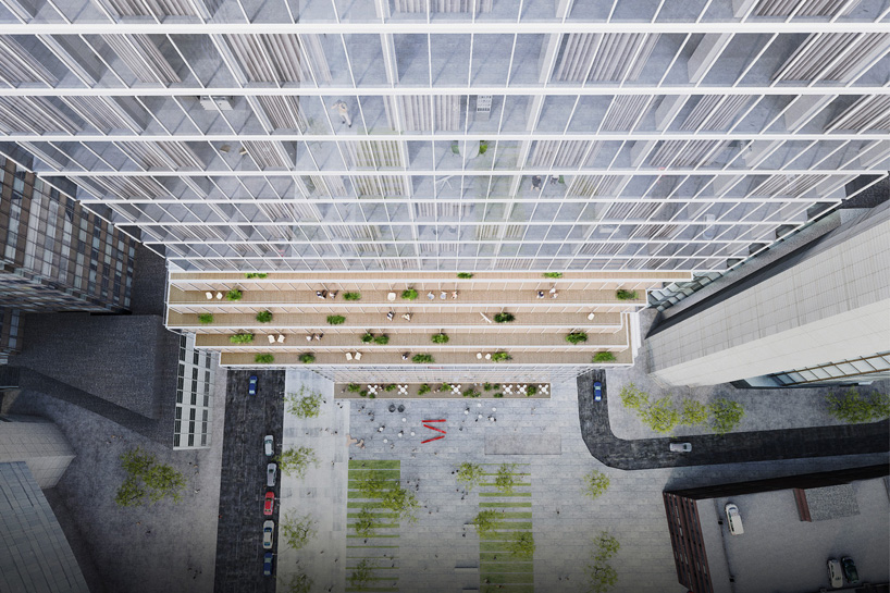 bjarke ingels group BIG metz mixed use tower frankfurt germany designboom