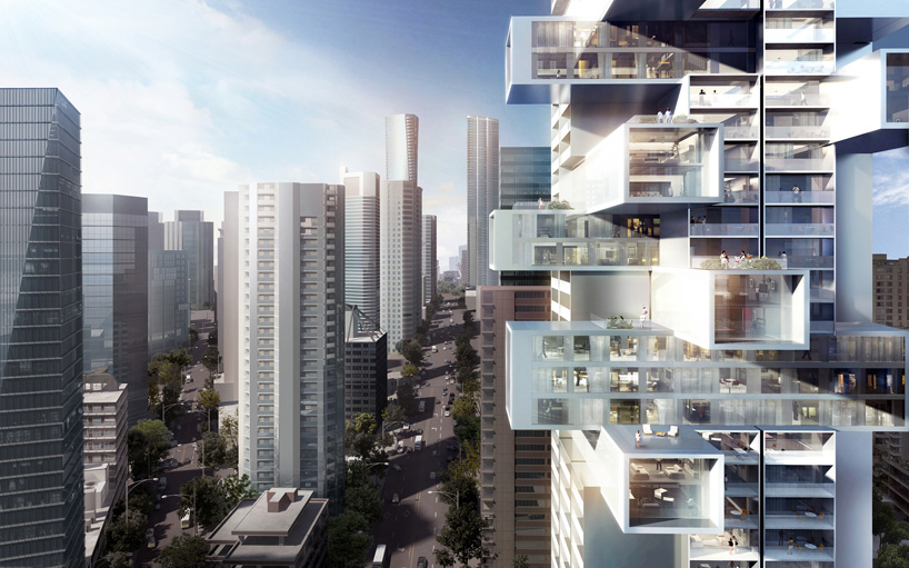 ole scheeren reveals plans for a geometrically extruded skyscraper in vancouver