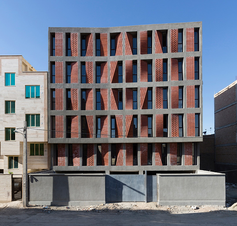 caat studio apartment complex kahrizak iran designboom