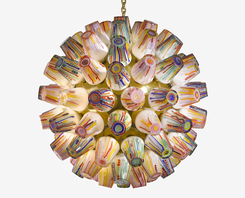 campana brothers deliciously create candy + fungo lighting for lasvit