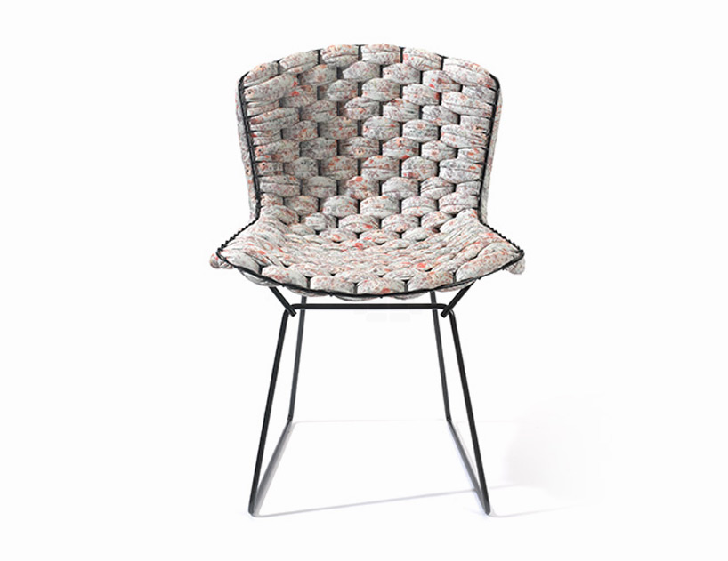 clément brazille harry bertoia loom chair designboom