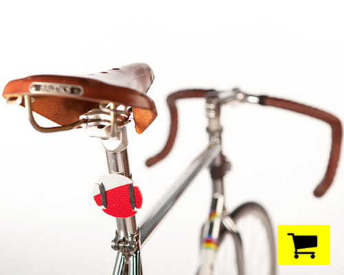 cyclesign repurposes road signs for bicycle reflectors