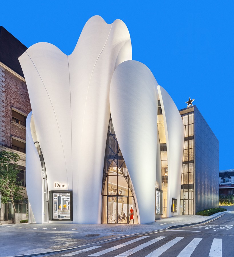 christian de portzamparc + peter marino design seoul's dior boutique