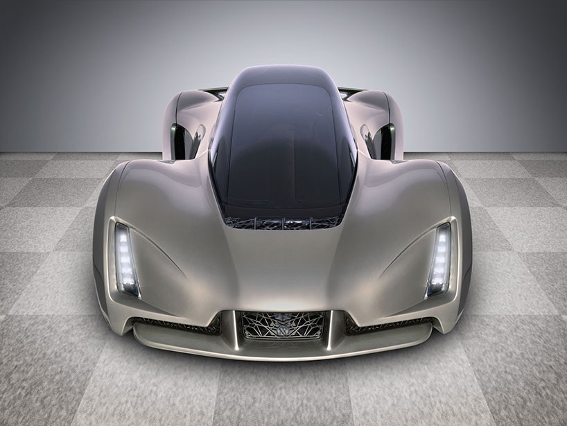 divergent microfactories blade supercar exhibits 3D printed components