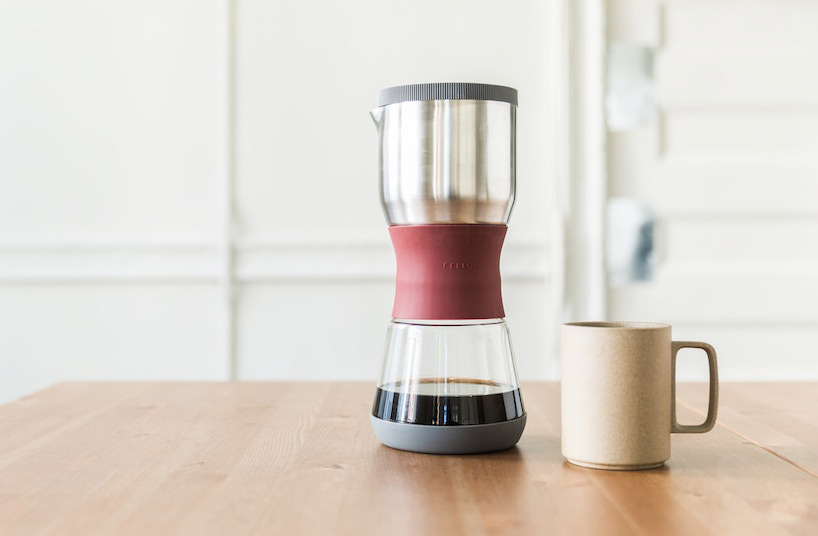fellow duo stainless steel coffee steeper designboom