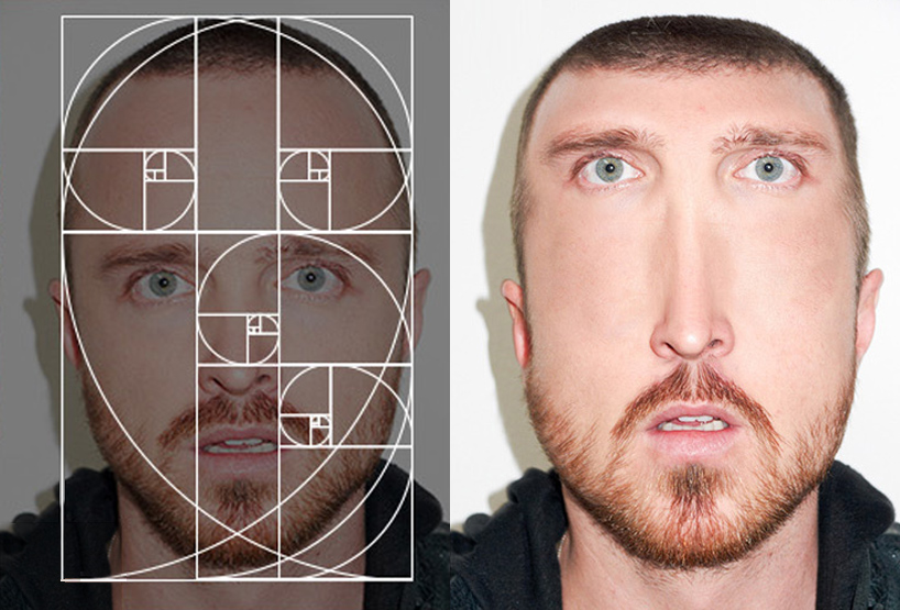 The Golden Ratio Faces