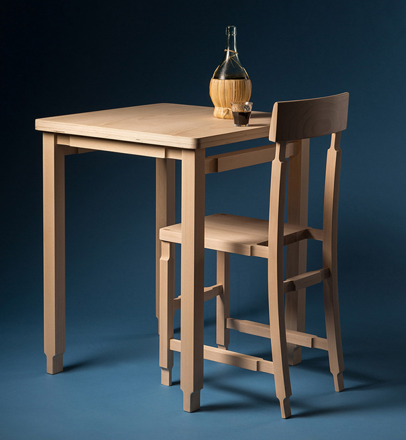 francesco faccin piccola chair slow wood designboom