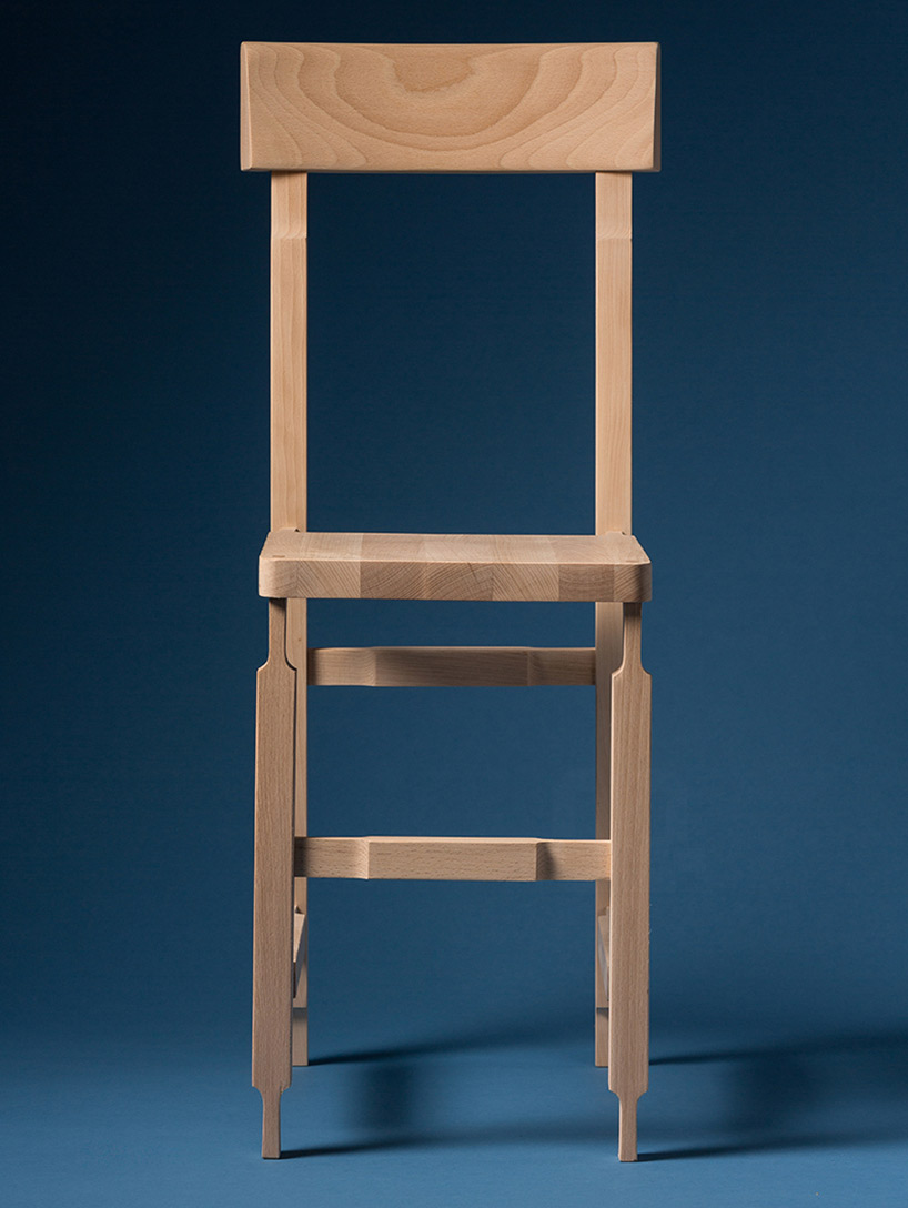 francesco faccin piccola chair slow wood designboom