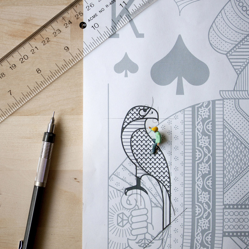 humble raja illustrated kings of india playing cards designboom