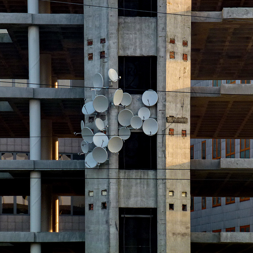 jakub geltner nests security cameras in nature sculpture by the sea