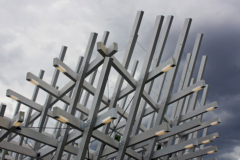 temporary pavilion for the city of karlsruhe by j. mayer h.