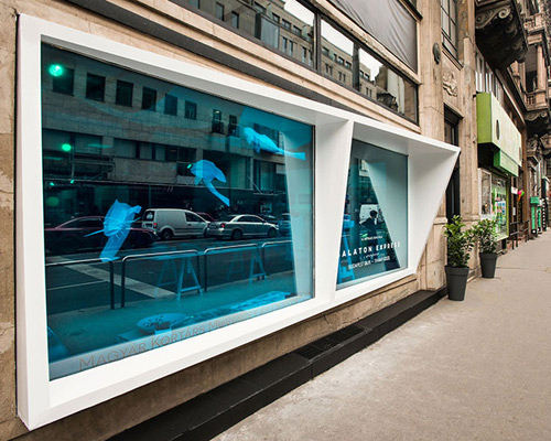 kissmiklos uses filters and crafted sea-creatures in storefront for mono