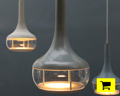 idéel lamp series by intoconcrete available in pendant and tabletop versions