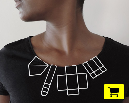 less-is nylon 3D printed pendants by maria carew