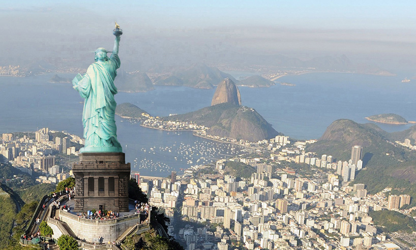 lost landmarks are digitally inserted in the wrong places