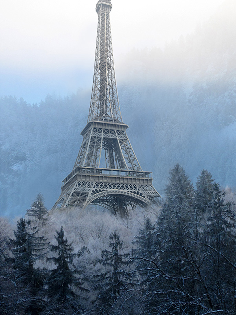 lost landmarks are digitally inserted in the wrong places