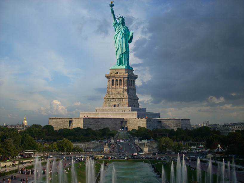 lost landmarks are digitally inserted in the wrong places