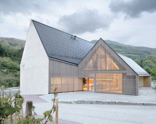 ludescher-lutz architects' vineyard högl completed in wachau, austria