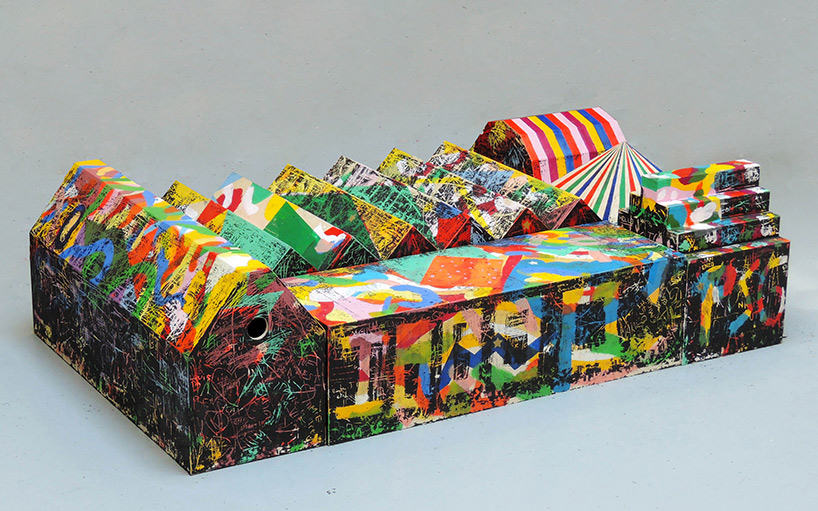 scratch island benches engages paris' youth through creativity and art