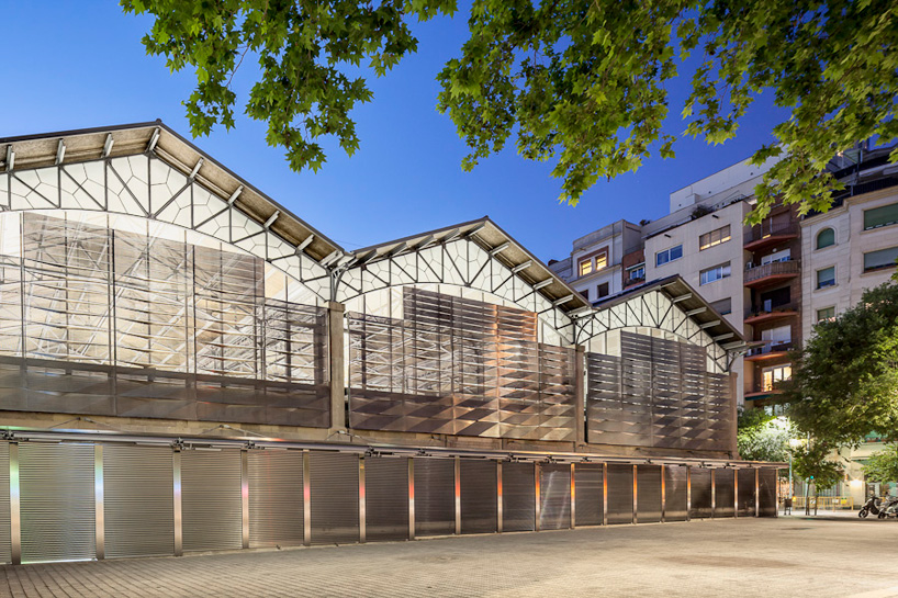 mateo arquitectura ninot market renovation barcelona designboom