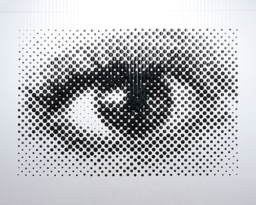 perceptual shift by michael murphy forms 2D image in three-dimensions