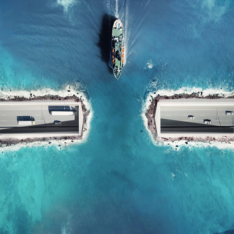 michele durazzi surreal cityscapes juxtapose nature and architecture