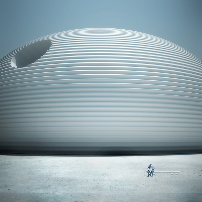 michele durazzi surreal cityscapes juxtapose nature and architecture