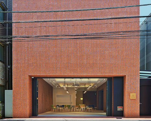 naoya matsumoto composes creative office building for plenus inc.