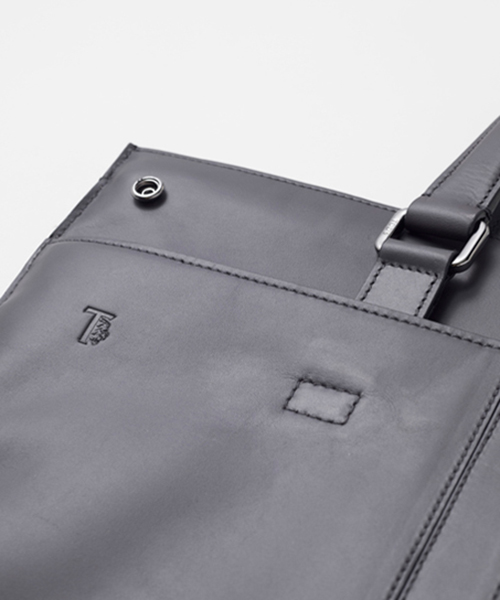 nendo and tod's fashion adaptable leather bag for architects