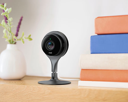 protect the home using high definition streaming video with nest security camera