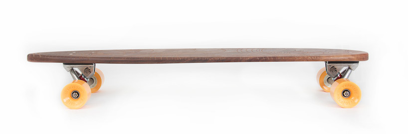 nudie boards walnut pintail longboard designboom