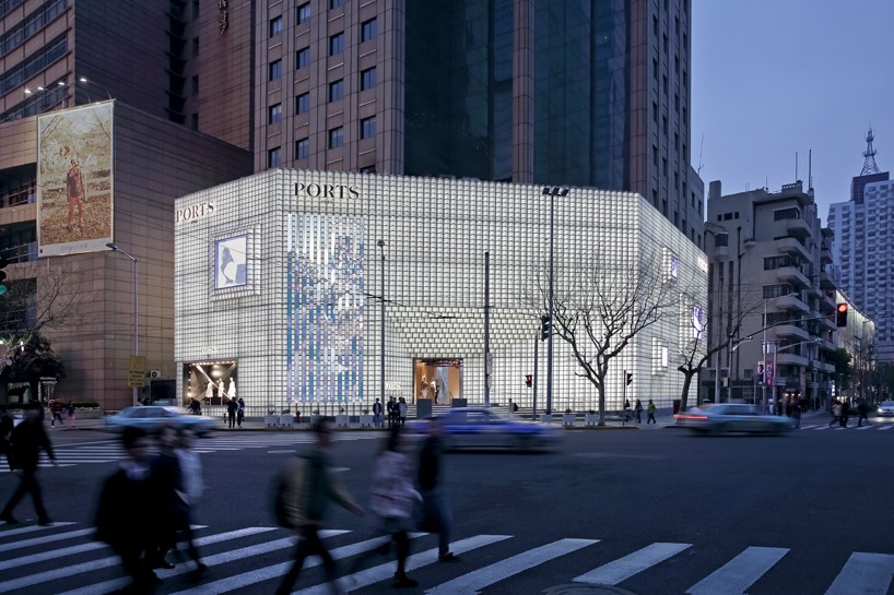 uufie develops 3D glass façade for ports 1961's flagship shanghai store