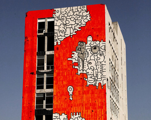 jad el khoury creates building-size compositions for war peace project
