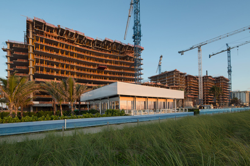 the surf club four seasons by richard meier tops out in florida