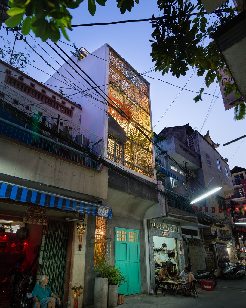 a21 studio supports individual dwellings within saigon house in vietnam