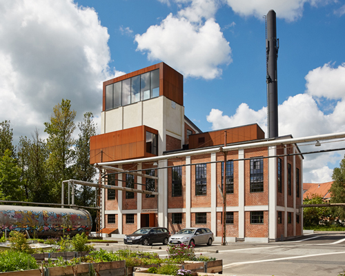 schmidt hammer lassen's revitalized boiler central opens in denmark