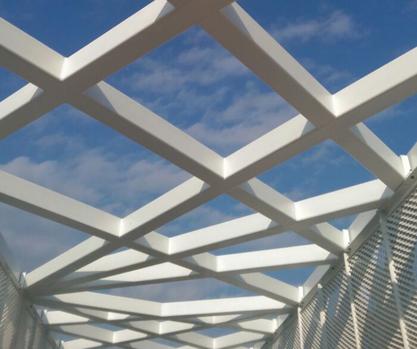 studio PP8 bridge milan expo designboom