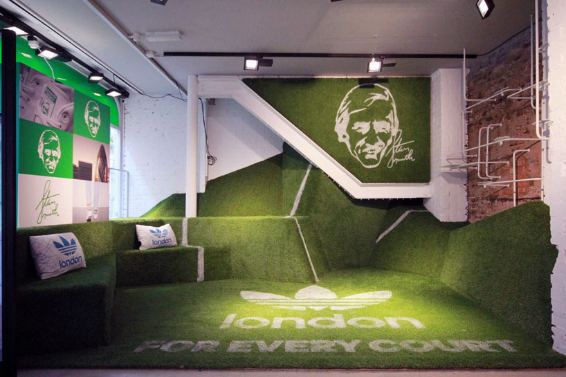 studio XAG transforms adidas' london flagship for stan smith campaign