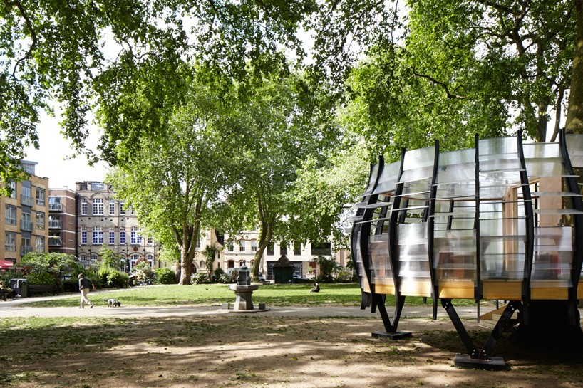 tate harmer treexoffice park hack coworking pop up office london designboom