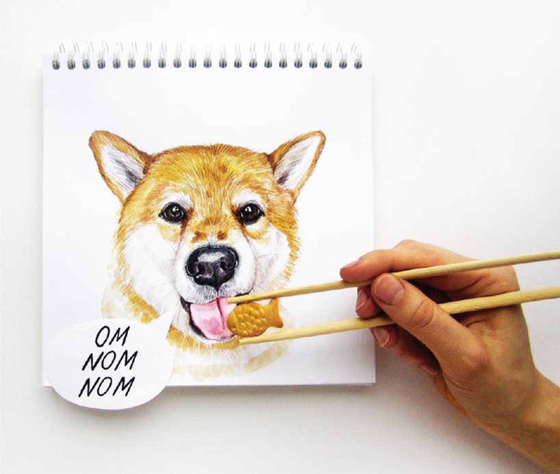 valerie susik interactive dog illustrations