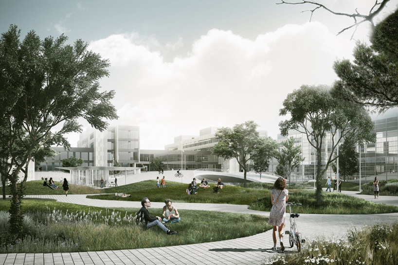 Villa University Plaza Instagram Cobe Plans Vast Undulating University Square For Copenhagen