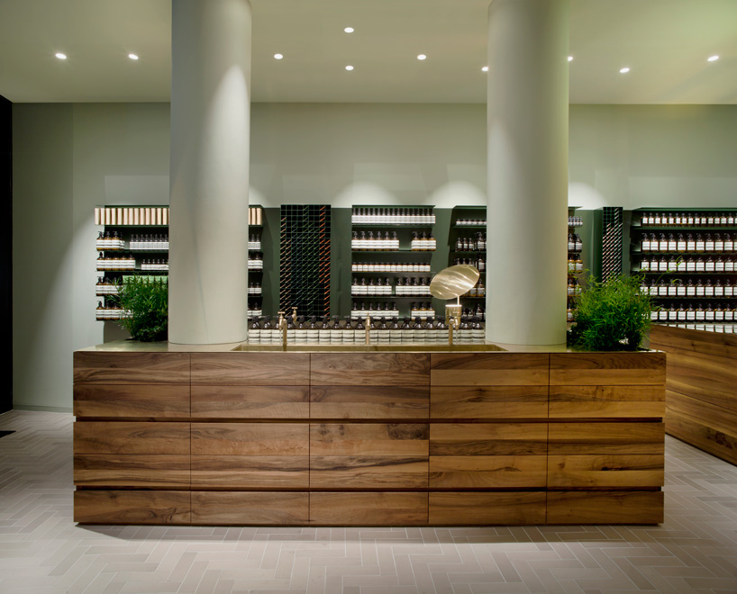 philipp mainzer develops interior design for aesop’s frankfurt store