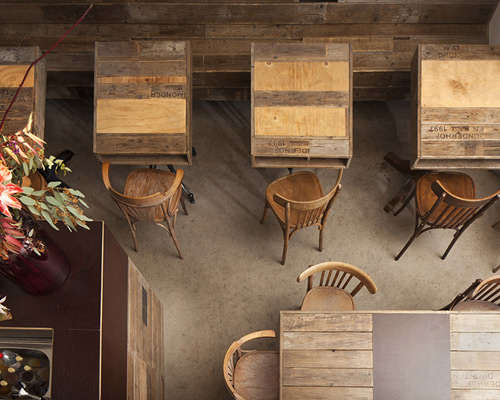 custom interior furnishings for grandcafe sijthoff by AftU